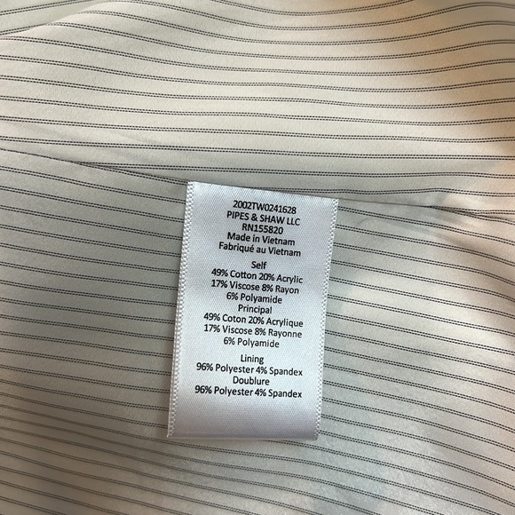 VERONICA BEARD WOODLEY DICKEY TWEEDjacket/blazer, ivory/white, size 8 - Picture 10 of 15